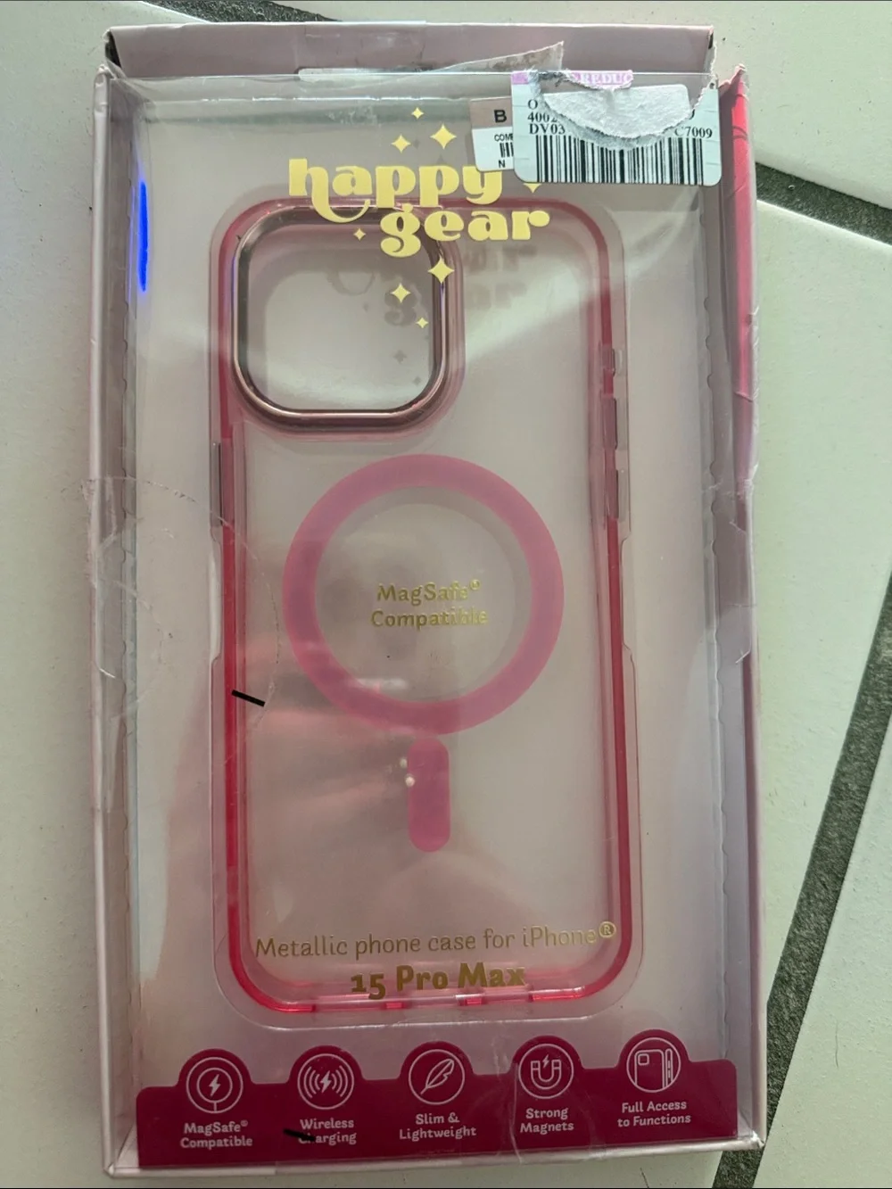 MagSafe-Compatible iPhone 15 Pro Max Case - Pink